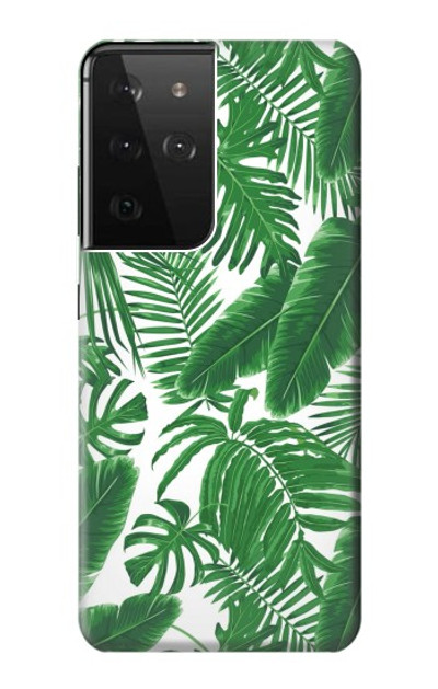 S3457 Paper Palm Monstera Case Cover Custodia per Samsung Galaxy S21 Ultra 5G