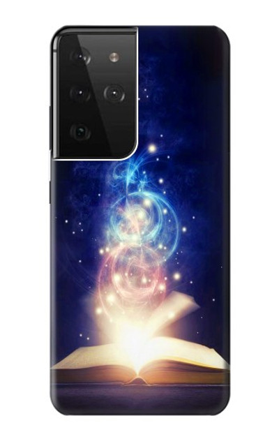 S3554 Magic Spell Book Case Cover Custodia per Samsung Galaxy S21 Ultra 5G