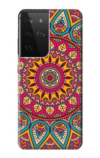 S3694 Hippie Art Pattern Case Cover Custodia per Samsung Galaxy S21 Ultra 5G