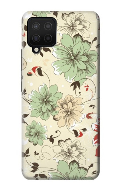 S2179 Flower Floral Vintage Art Pattern Case Cover Custodia per Samsung Galaxy A12