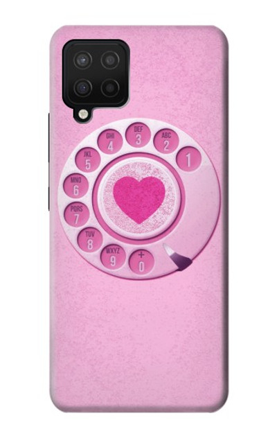 S2847 Pink Retro Rotary Phone Case Cover Custodia per Samsung Galaxy A12