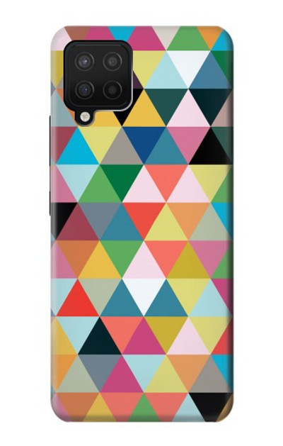 S3049 Triangles Vibrant Colors Case Cover Custodia per Samsung Galaxy A12