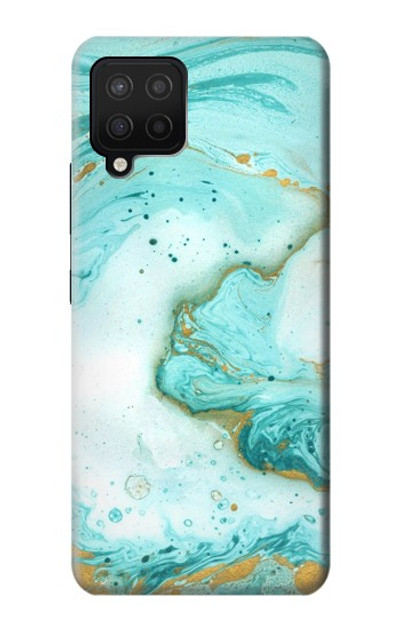 S3399 Green Marble Graphic Print Case Cover Custodia per Samsung Galaxy A12