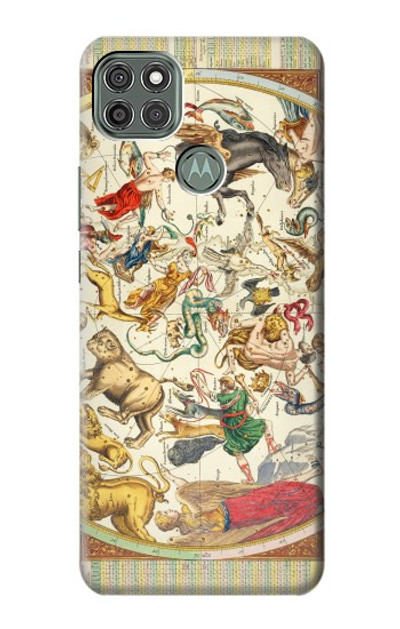 S3145 Antique Constellation Star Sky Map Case Cover Custodia per Motorola Moto G9 Power