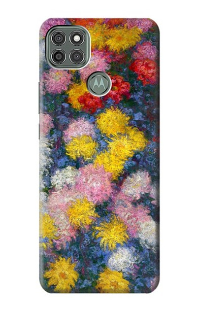 S3342 Claude Monet Chrysanthemums Case Cover Custodia per Motorola Moto G9 Power