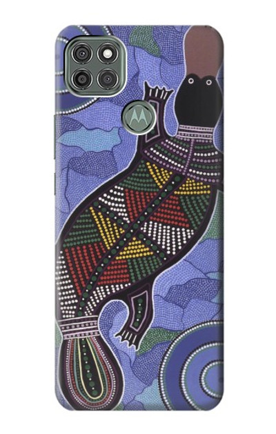 S3387 Platypus Australian Aboriginal Art Case Cover Custodia per Motorola Moto G9 Power