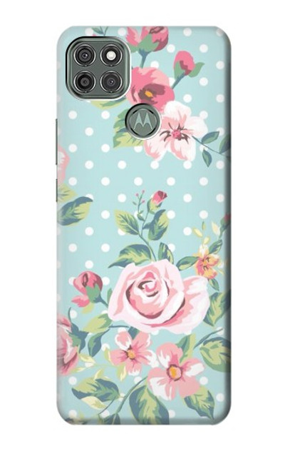 S3494 Vintage Rose Polka Dot Case Cover Custodia per Motorola Moto G9 Power