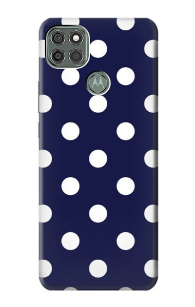 S3533 Blue Polka Dot Case Cover Custodia per Motorola Moto G9 Power
