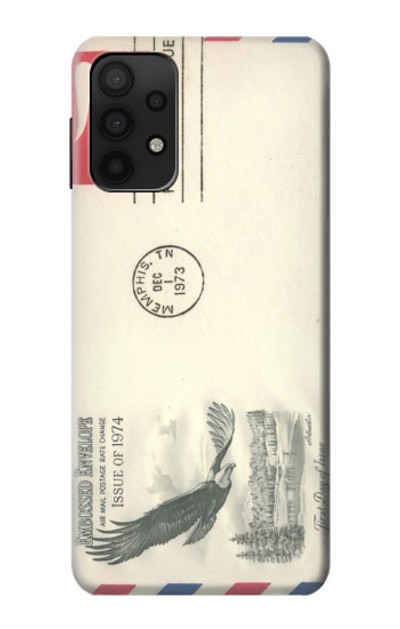 S3551 Vintage Airmail Envelope Art Case Cover Custodia per Samsung Galaxy A32 5G