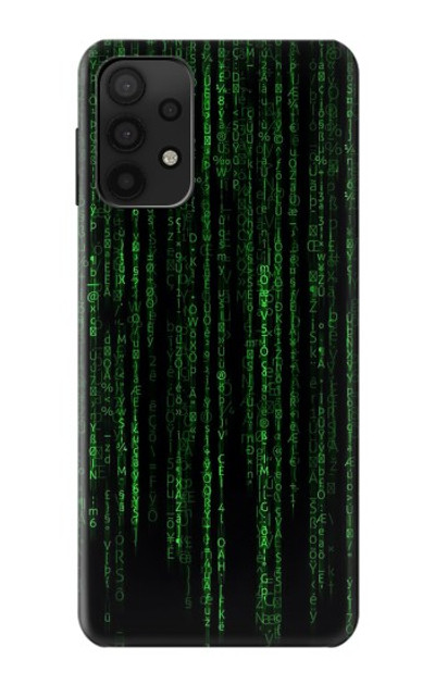 S3668 Binary Code Case Cover Custodia per Samsung Galaxy A32 5G