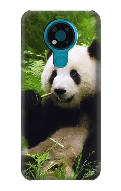 S1073 Panda Enjoy Eating Case Cover Custodia per Nokia 3.4