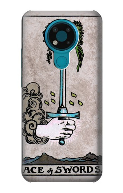 S2482 Tarot Card Ace of Swords Case Cover Custodia per Nokia 3.4