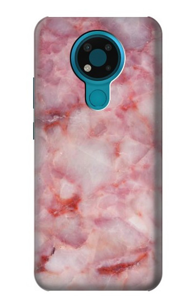 S2843 Pink Marble Texture Case Cover Custodia per Nokia 3.4