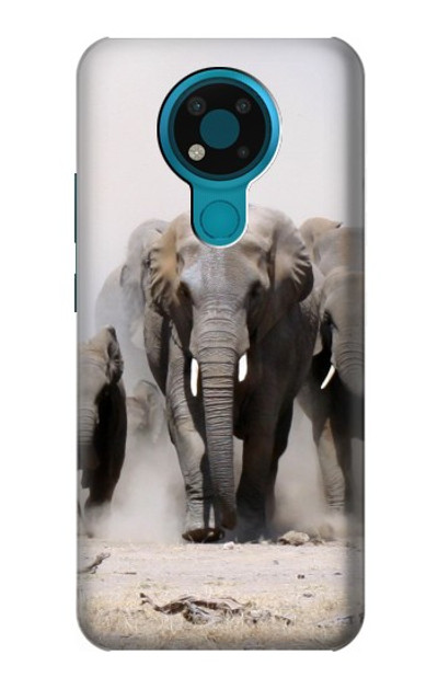 S3142 African Elephant Case Cover Custodia per Nokia 3.4