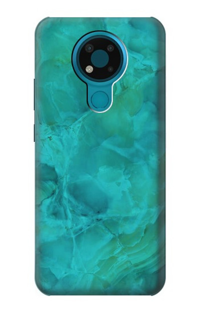 S3147 Aqua Marble Stone Case Cover Custodia per Nokia 3.4