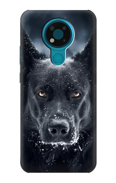 S3168 German Shepherd Black Dog Case Cover Custodia per Nokia 3.4