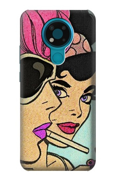 S3171 Girls Pop Art Case Cover Custodia per Nokia 3.4