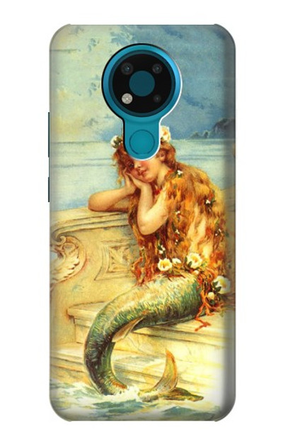 S3184 Little Mermaid Painting Case Cover Custodia per Nokia 3.4