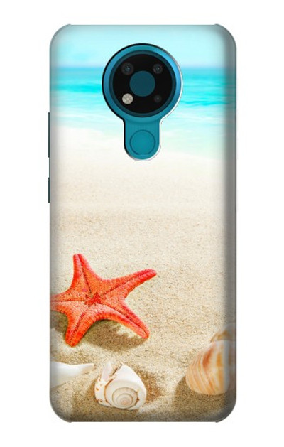 S3212 Sea Shells Starfish Beach Case Cover Custodia per Nokia 3.4