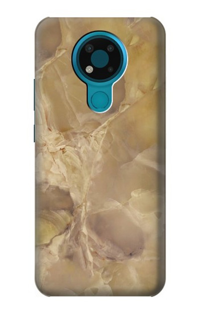 S3240 Yellow Marble Stone Case Cover Custodia per Nokia 3.4