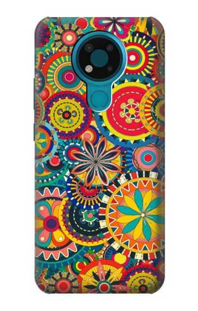 S3272 Colorful Pattern Case Cover Custodia per Nokia 3.4