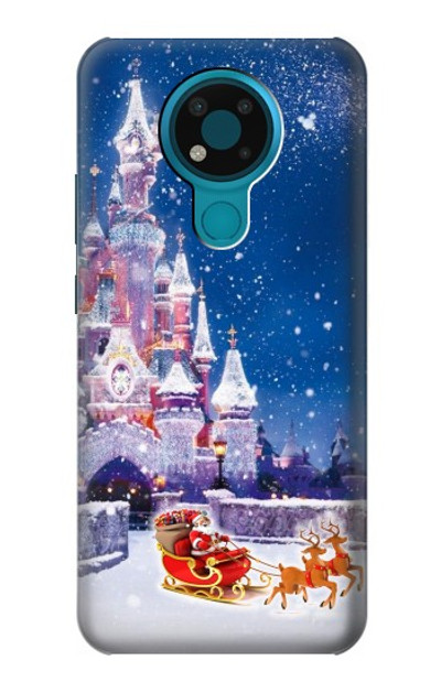 S3282 Santa Xmas Castle Case Cover Custodia per Nokia 3.4