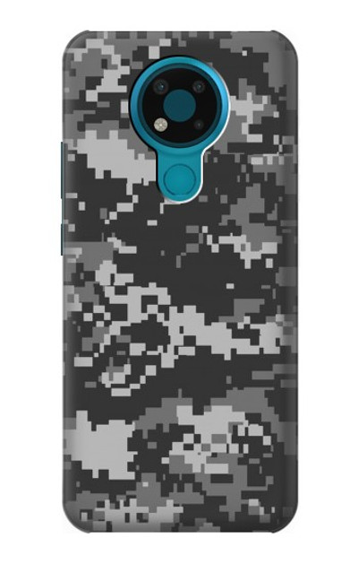 S3293 Urban Black Camo Camouflage Case Cover Custodia per Nokia 3.4