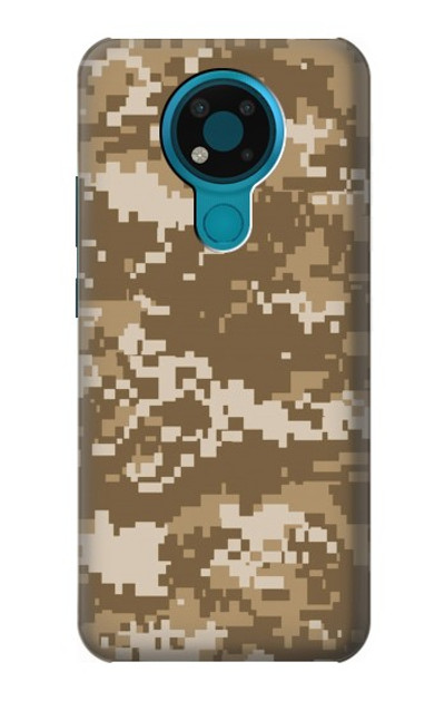S3294 Army Desert Tan Coyote Camo Camouflage Case Cover Custodia per Nokia 3.4