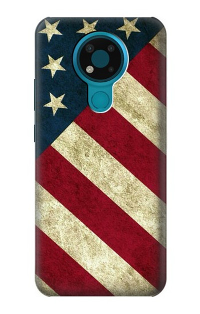 S3295 US National Flag Case Cover Custodia per Nokia 3.4