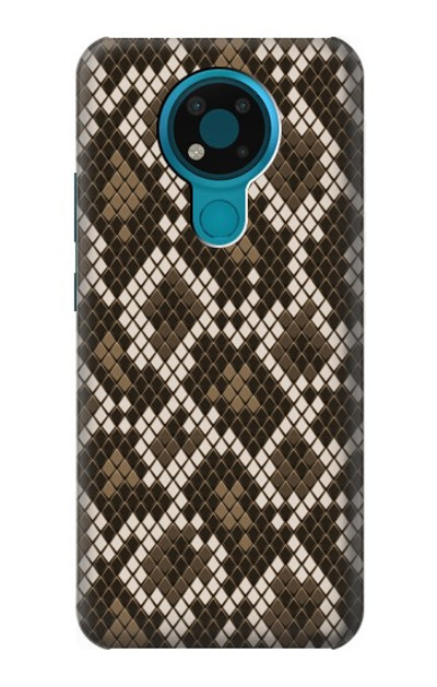 S3389 Seamless Snake Skin Pattern Graphic Case Cover Custodia per Nokia 3.4