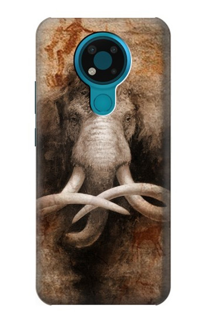 S3427 Mammoth Ancient Cave Art Case Cover Custodia per Nokia 3.4