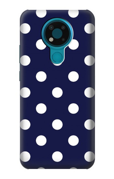S3533 Blue Polka Dot Case Cover Custodia per Nokia 3.4