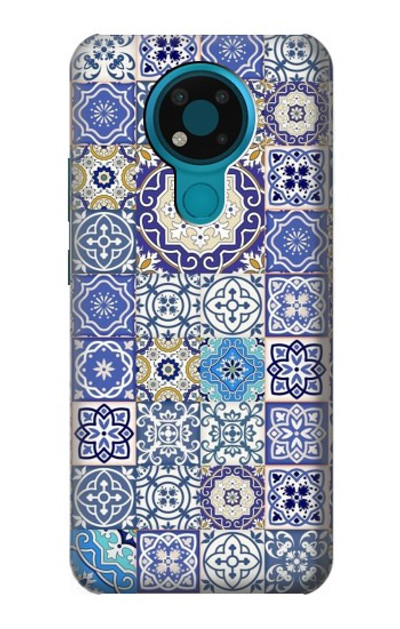 S3537 Moroccan Mosaic Pattern Case Cover Custodia per Nokia 3.4