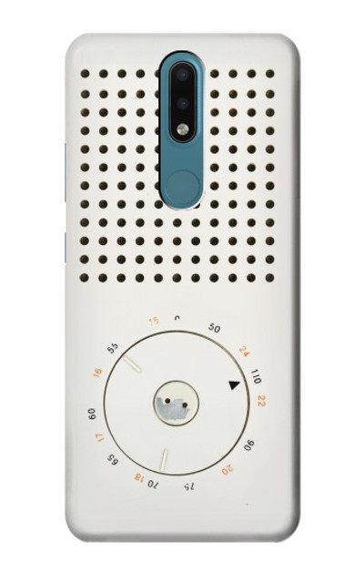 S1857 Retro Transistor Radio Case Cover Custodia per Nokia 2.4