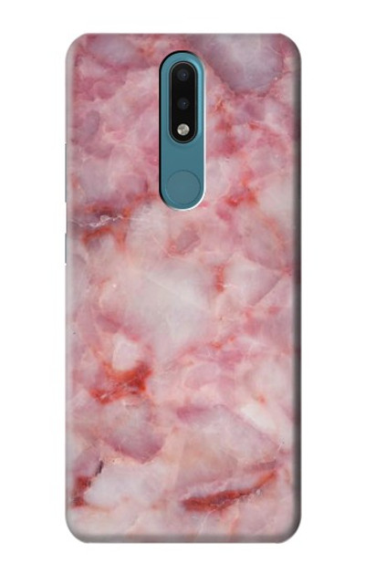 S2843 Pink Marble Texture Case Cover Custodia per Nokia 2.4