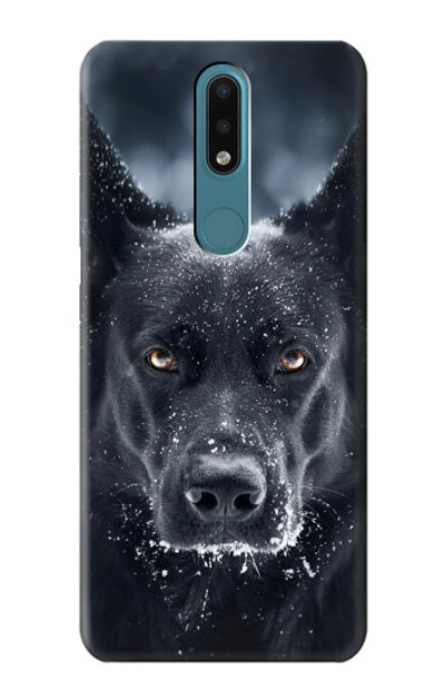 S3168 German Shepherd Black Dog Case Cover Custodia per Nokia 2.4