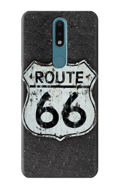 S3207 Route 66 Sign Case Cover Custodia per Nokia 2.4