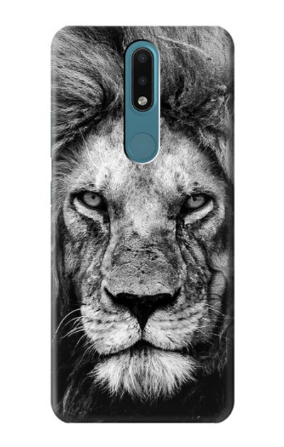 S3372 Lion Face Case Cover Custodia per Nokia 2.4