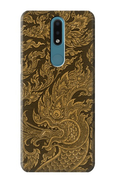 S3382 Thai Art Naga Case Cover Custodia per Nokia 2.4