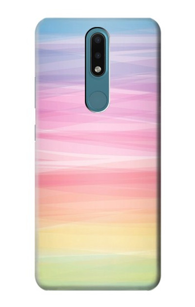 S3507 Colorful Rainbow Pastel Case Cover Custodia per Nokia 2.4