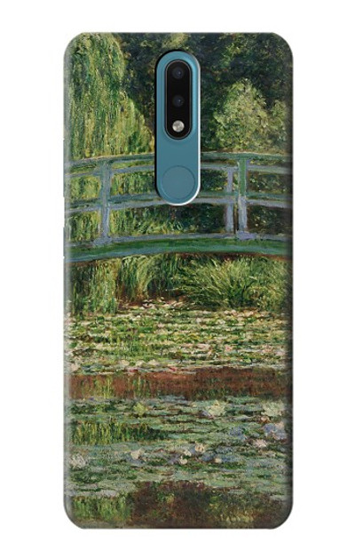 S3674 Claude Monet Footbridge and Water Lily Pool Case Cover Custodia per Nokia 2.4