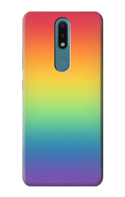 S3698 LGBT Gradient Pride Flag Case Cover Custodia per Nokia 2.4