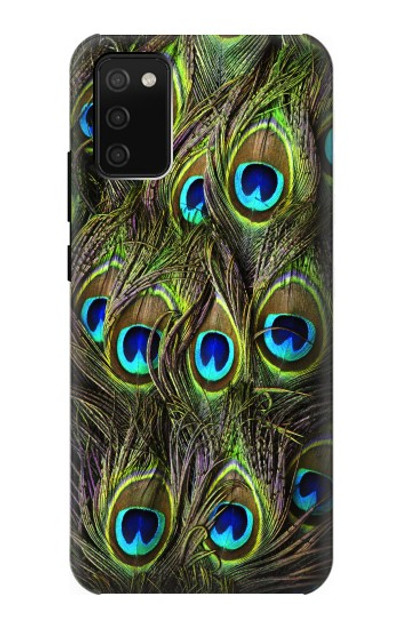 S1965 Peacock Feather Case Cover Custodia per Samsung Galaxy A02s, Galaxy M02s S1965 Peacock Feather Case Cover Custodia per Samsung Galaxy A02s, Galaxy M02s