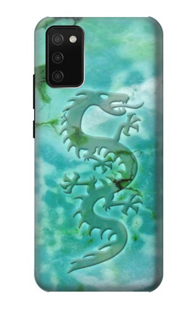 S2653 Dragon Green Turquoise Stone Graphic Case Cover Custodia per Samsung Galaxy A02s, Galaxy M02s