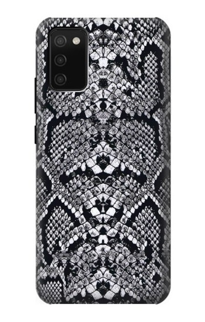 S2855 White Rattle Snake Skin Graphic Printed Case Cover Custodia per Samsung Galaxy A02s, Galaxy M02s