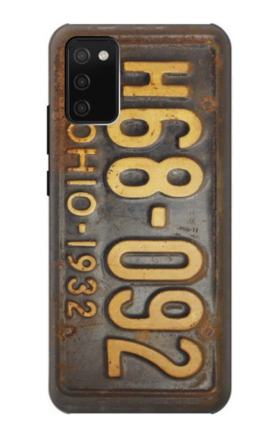 S3228 Vintage Car License Plate Case Cover Custodia per Samsung Galaxy A02s, Galaxy M02s