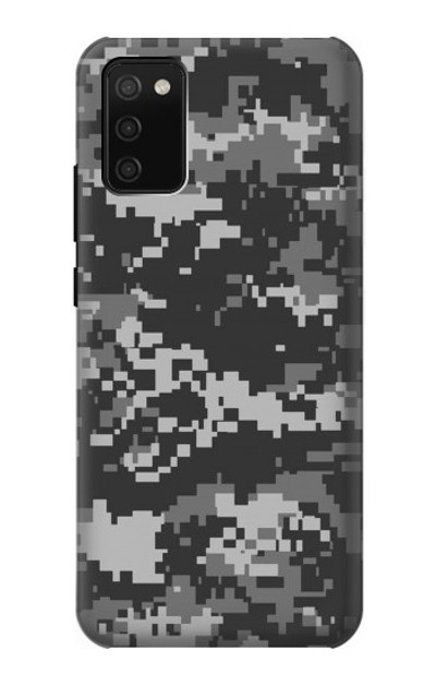 S3293 Urban Black Camo Camouflage Case Cover Custodia per Samsung Galaxy A02s, Galaxy M02s