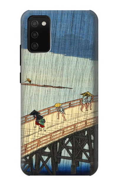 S3347 Utagawa Hiroshige Sudden shower Case Cover Custodia per Samsung Galaxy A02s, Galaxy M02s