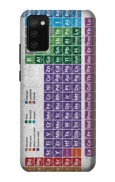 S3383 Periodic Table Case Cover Custodia per Samsung Galaxy A02s, Galaxy M02s