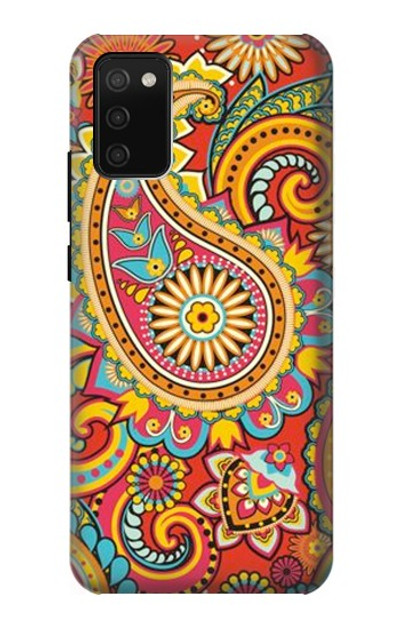 S3402 Floral Paisley Pattern Seamless Case Cover Custodia per Samsung Galaxy A02s, Galaxy M02s